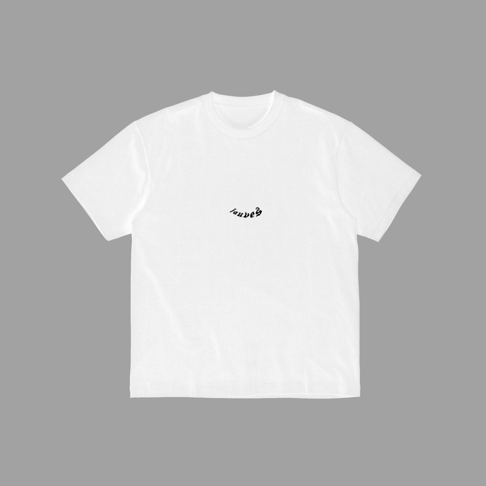 T-Shirt Heavyweight Cropped – Blanc